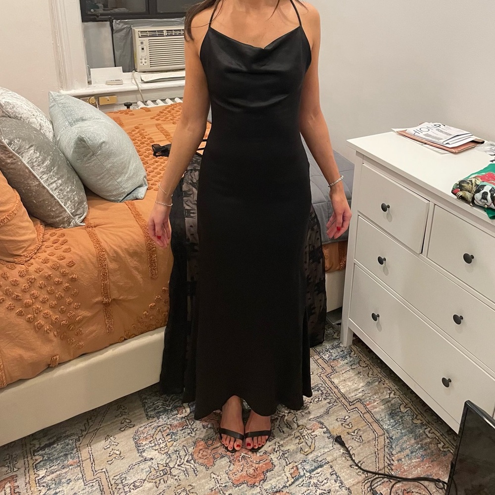 Elliat Aisle Black Evening Dress